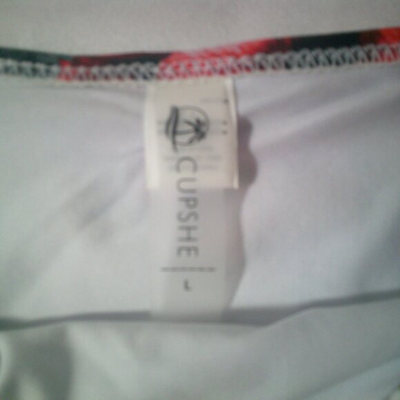 Cupshe  Bikini Bottom Size Large, Floral Print - Picture 2 of 8